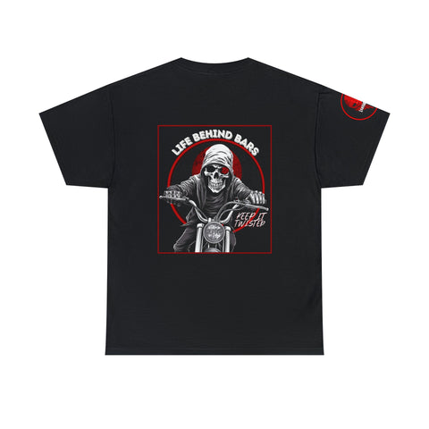 Life Behind Bars Tee - Leather Face Motorcycle Gear
