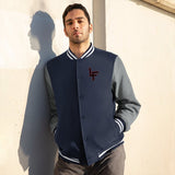 Men's Varsity Jacket - Leather Face Motorcycle Gear