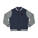 Men's Varsity Jacket - Leather Face Motorcycle Gear