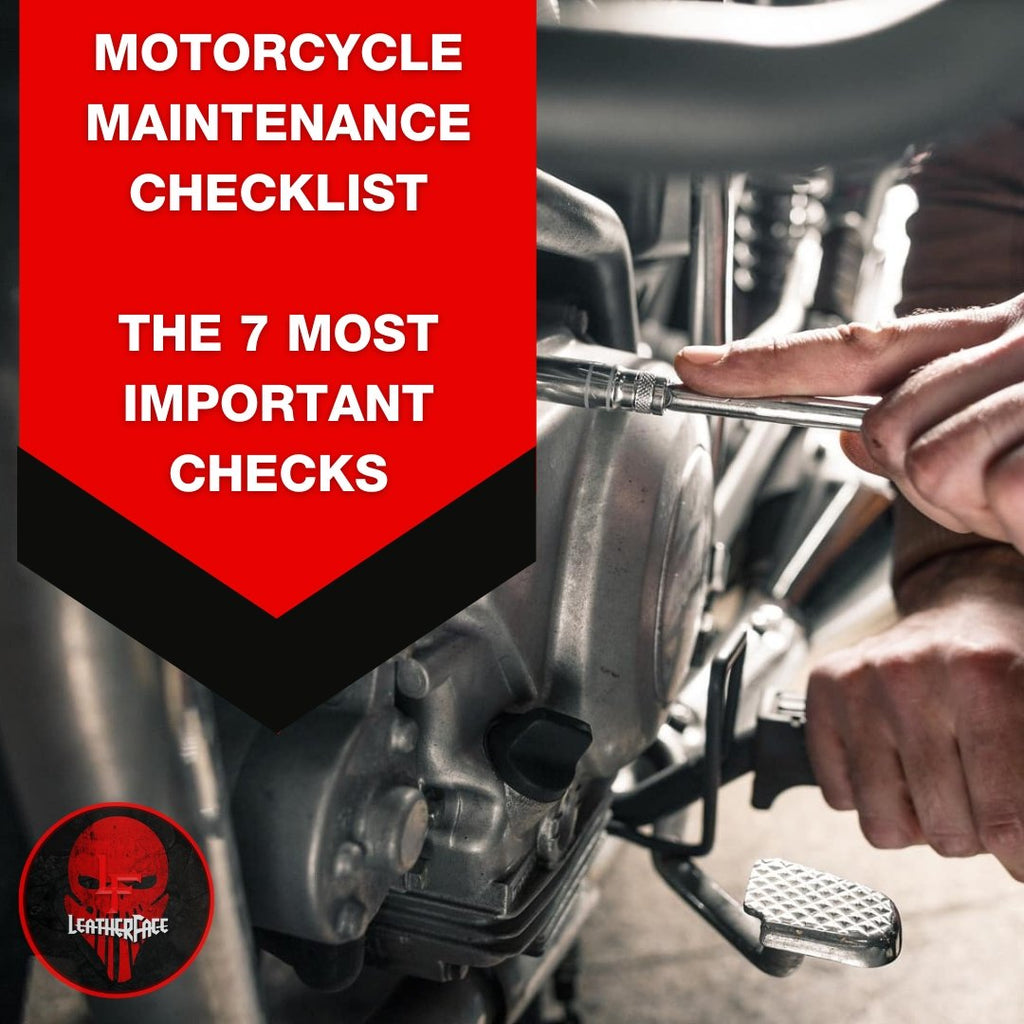 Motorcycle Maintenance Checklist - 7 Most Important Checks