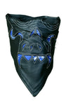 Skull w/ Fangs - Leather Face Motorcycle Gear