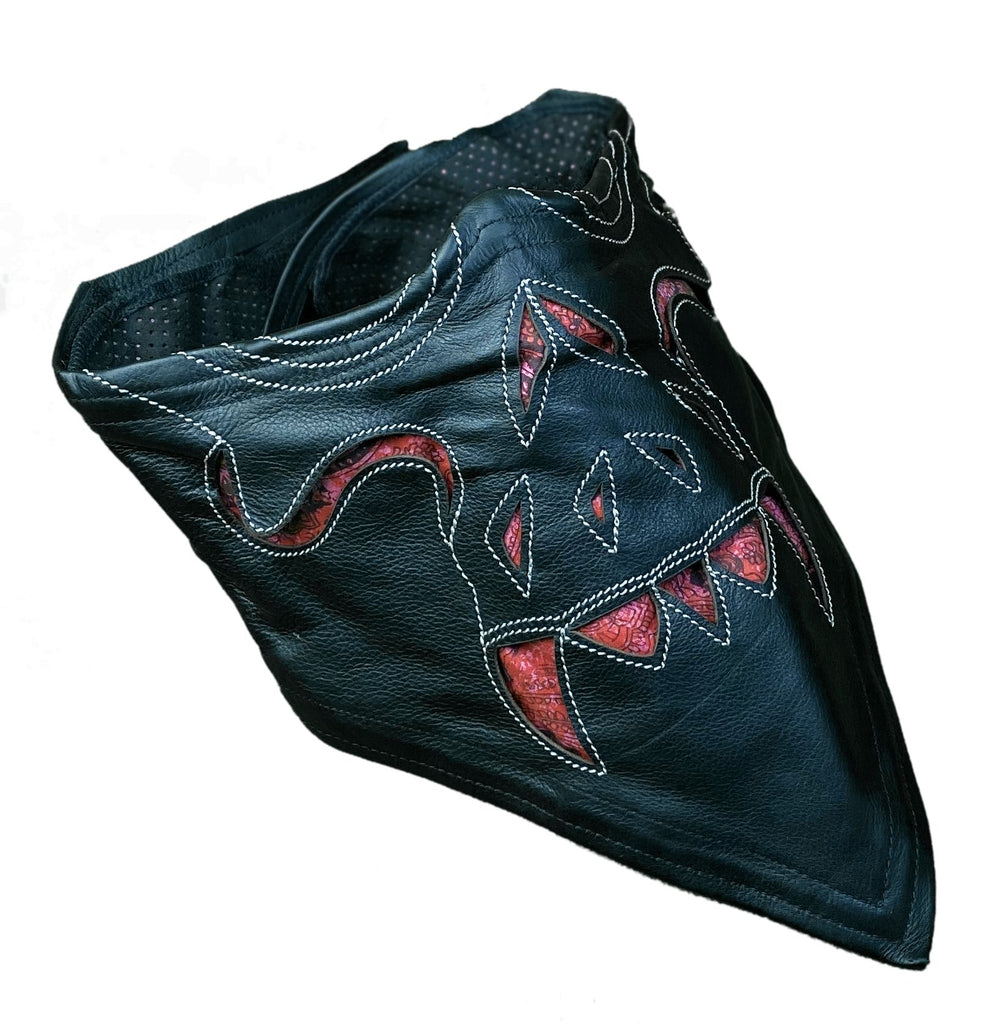 fangs full face motorcycle helmet Skull w/ Fangs – Leather Face Motorcycle Gear